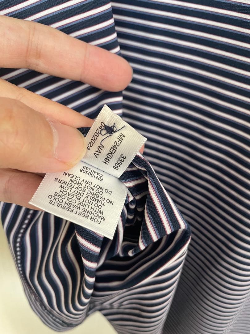 【新品タグ付】PETER MILLAR M 紺 ゴルフ UPF50