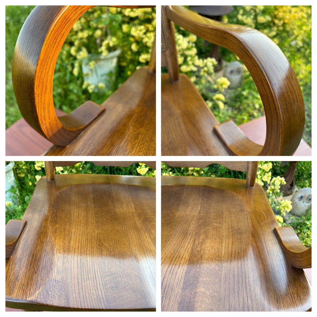 KASHIWA/柏木工 木製 アームチェア ②ダイニングチェア