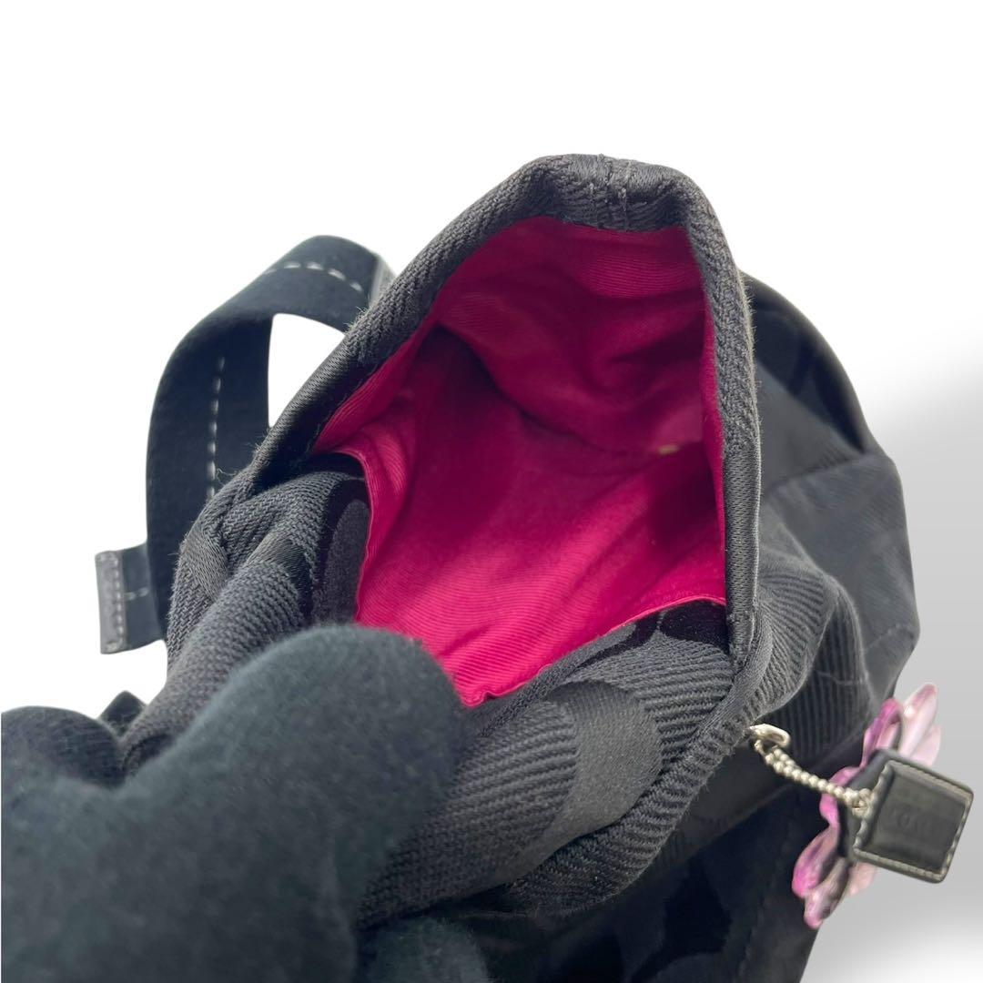 バッグ Coach Poppy Signature Backpack