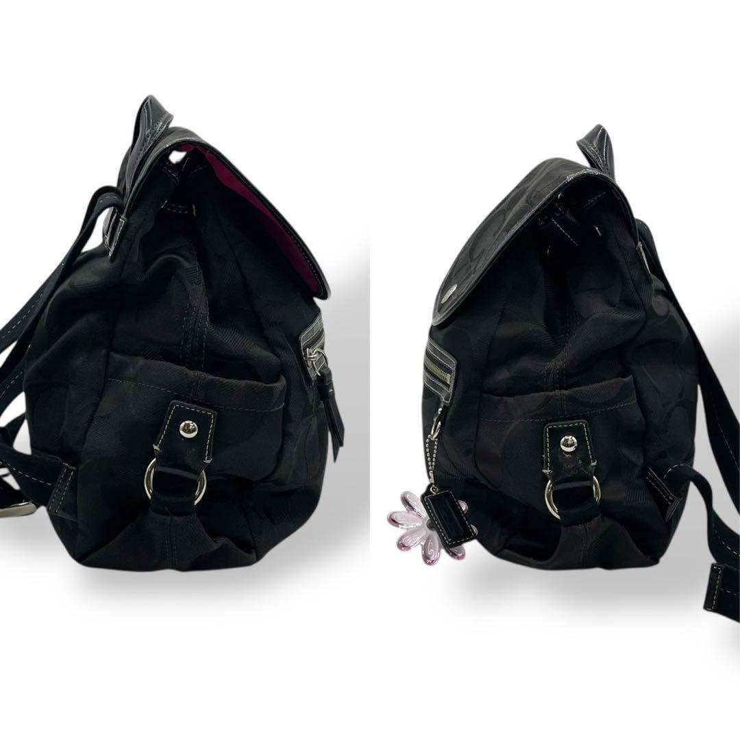 バッグ Coach Poppy Signature Backpack