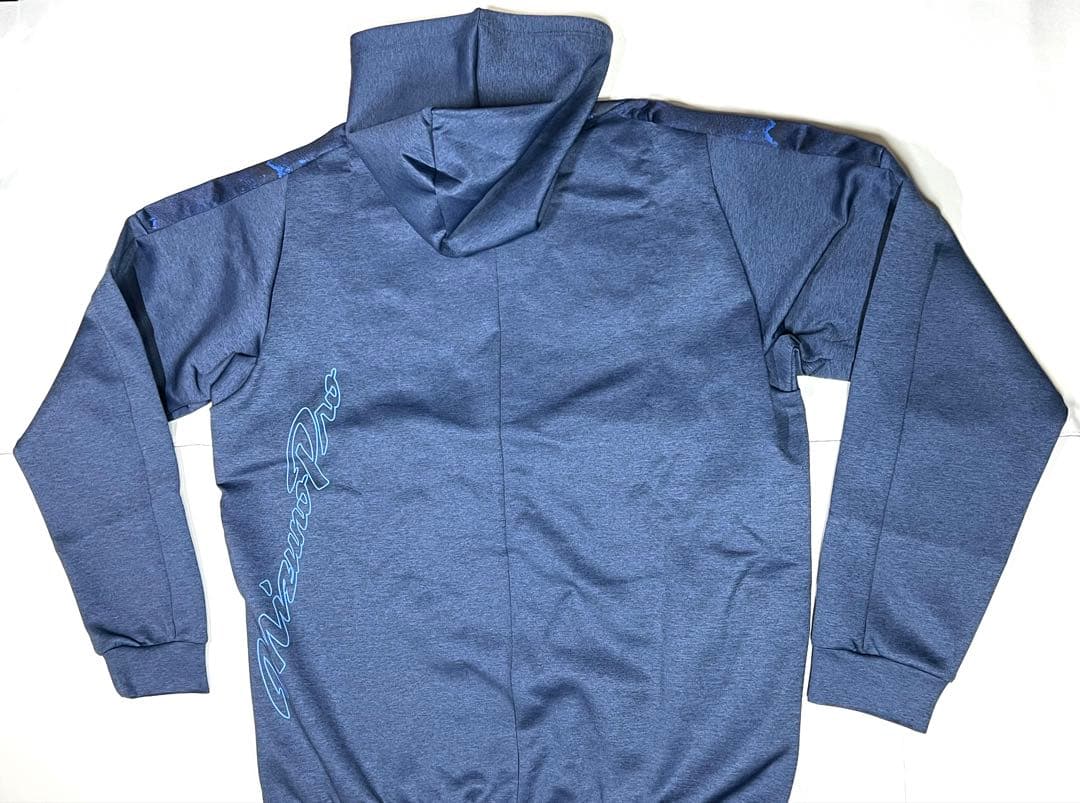 【ミズノプロ】ストレッチスウェットフーディ ネイビー XO 12JEBK79