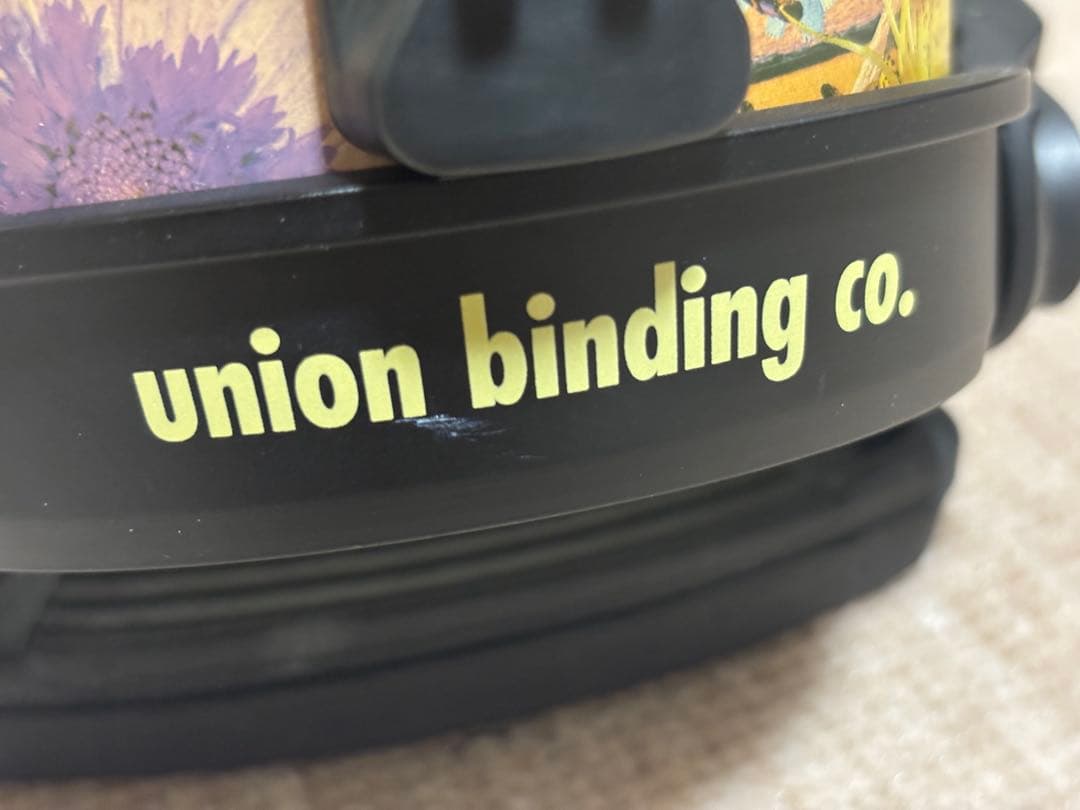 新品未使用品　UNION Juliet スノーボードビンディング 花柄/ブラック