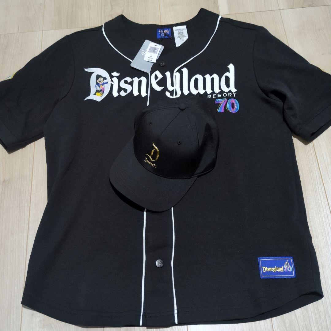 日本未発売】ディズニー 70周年記念 ベースボールシャツM＆キャップ