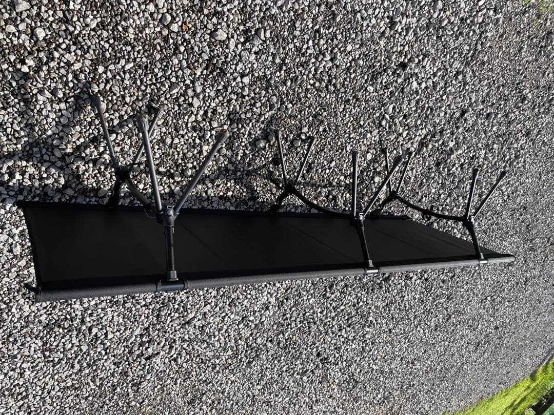 VASTLAND 2WAYコット&インフレータブルマット　セット　ブラック