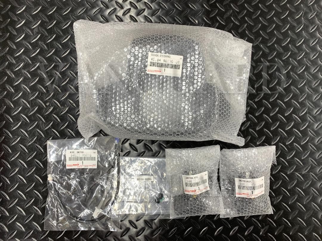 ランクル250 ZX標準 トヨタ純正 パドルシフトセット カバー穴あけ加工済み