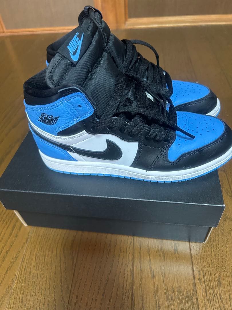 Nike Air Jordan 1 青/黒/白 22cm