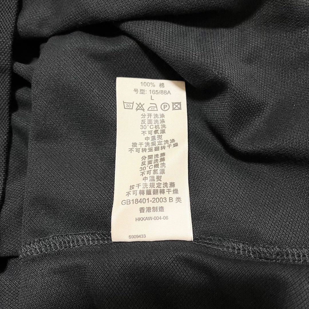 未使用　BURBERRY バーバリー ノバチェック 半袖　刺繍　ポロシャツ　L