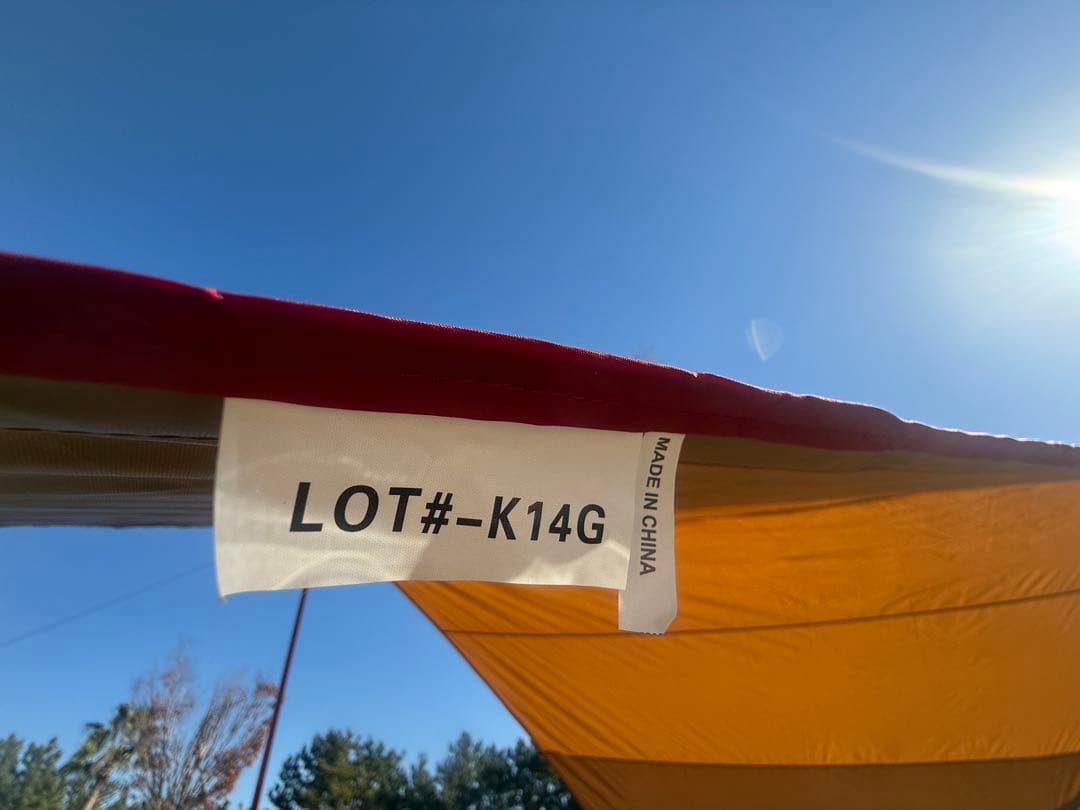 極美品＊ peak HD シールドタープ ヘキサ L レッドバージョン