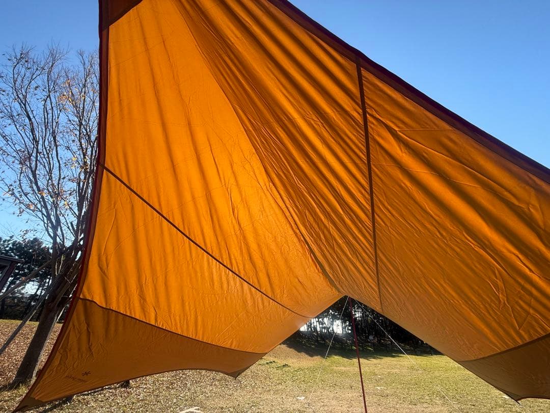 極美品＊ peak HD シールドタープ ヘキサ L レッドバージョン