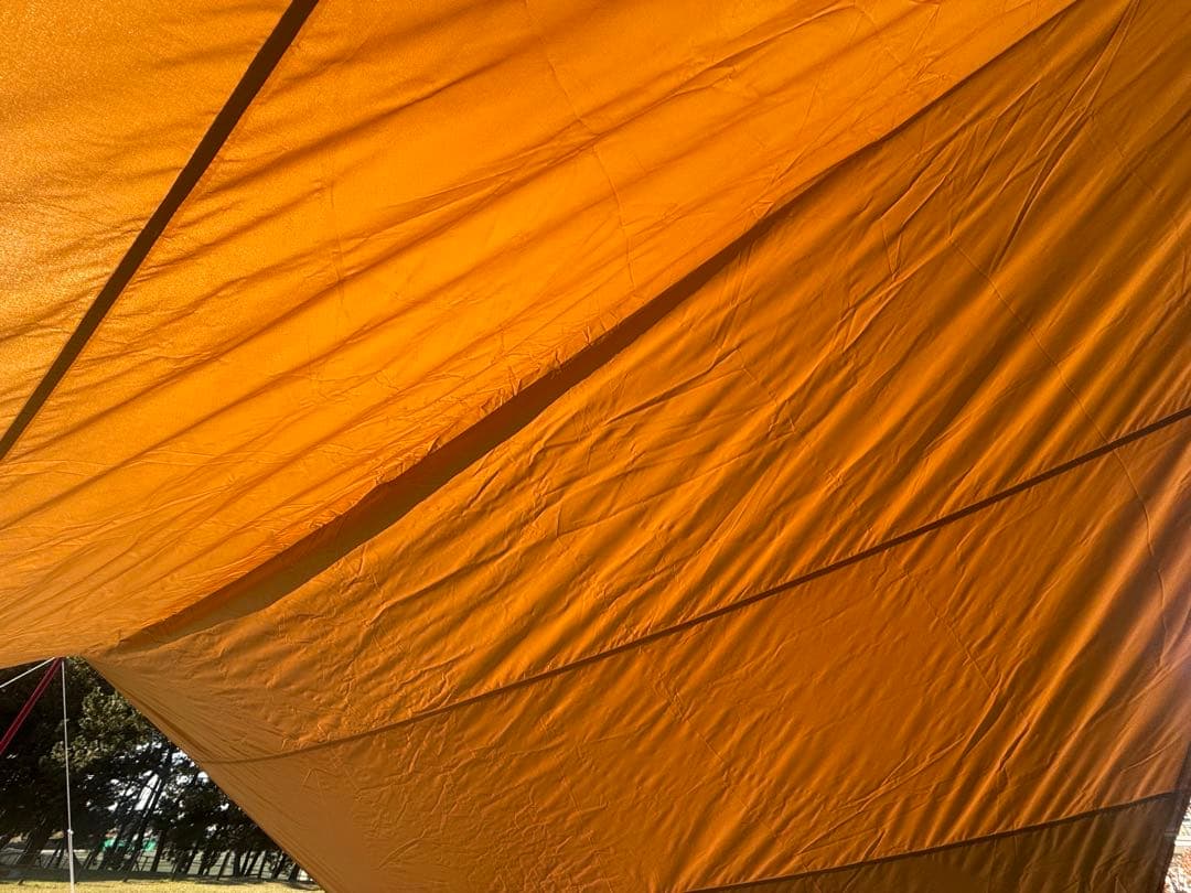 極美品＊ peak HD シールドタープ ヘキサ L レッドバージョン