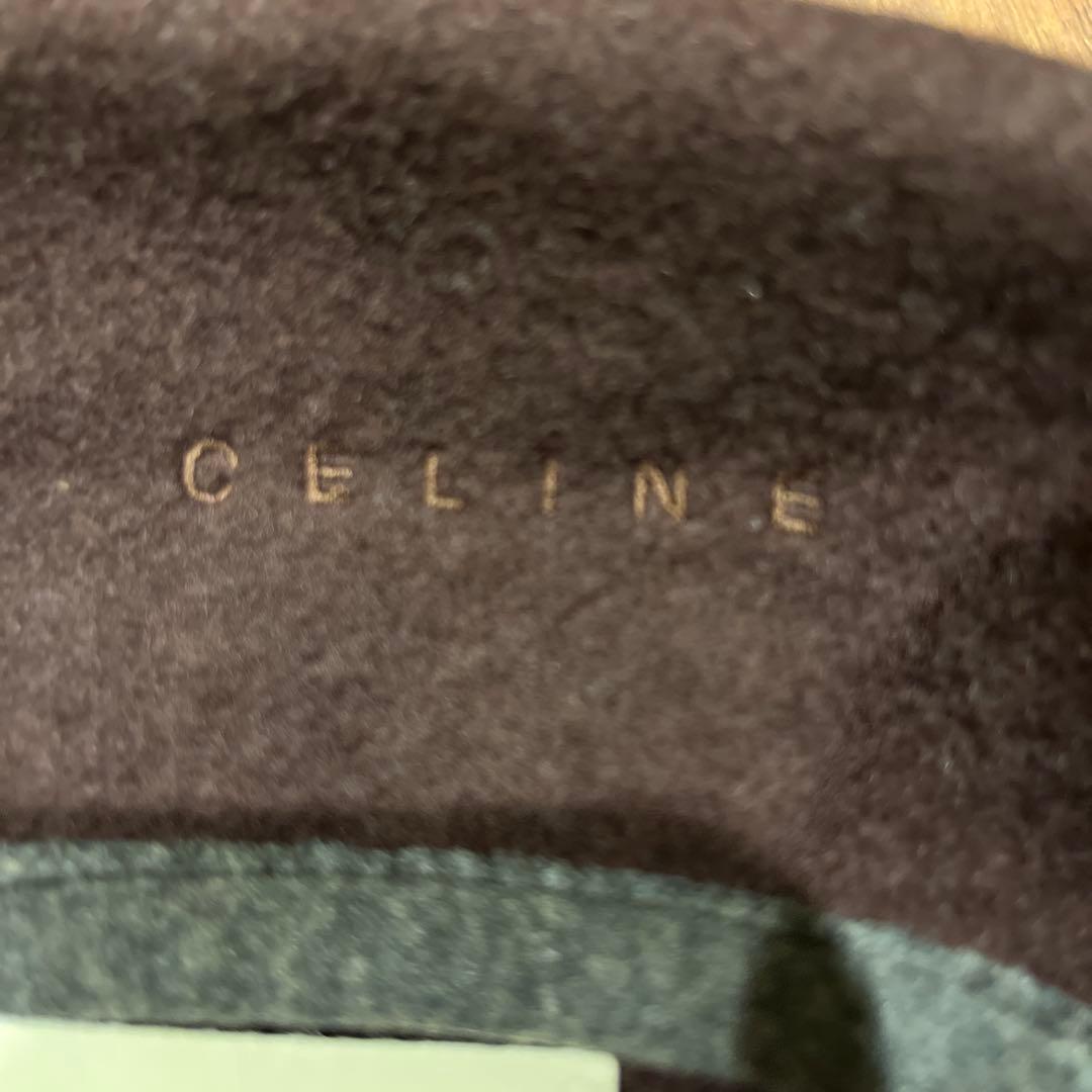超希少‼️CELINE セリーヌ ダークブラウン ベレー帽　オンワード樫山
