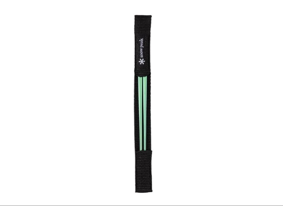 新品）スノーピーク/ 先細箸　チタン製の箸　グリーン1セット　パープル3セット