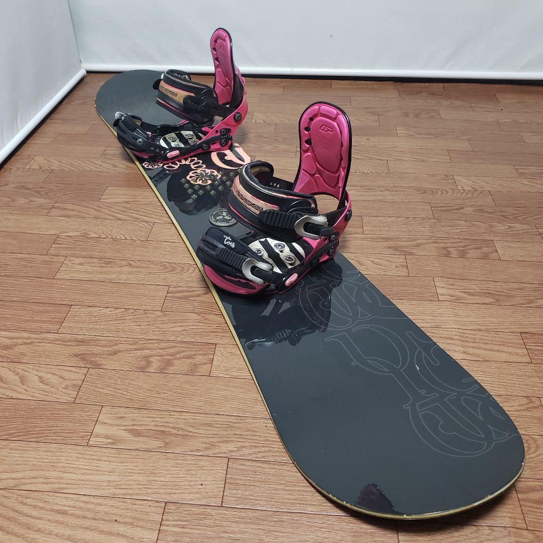 SABRINA FLUX 145cm ラントリ スノーボードセット