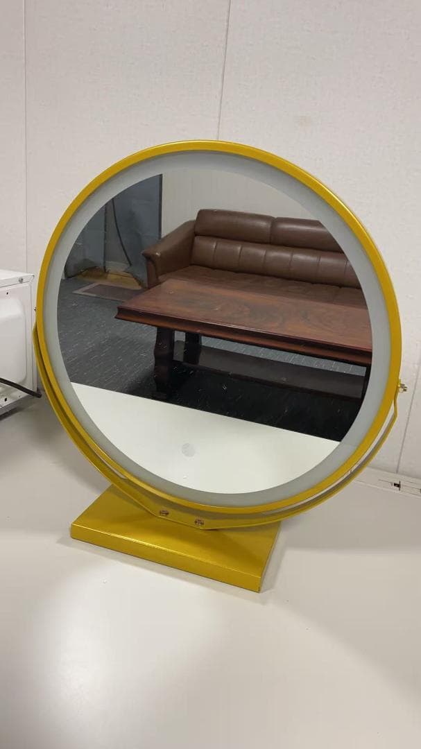 ホワイトドレッサー LEDミラー付き訳あり品　写真をご確認J201-100-02