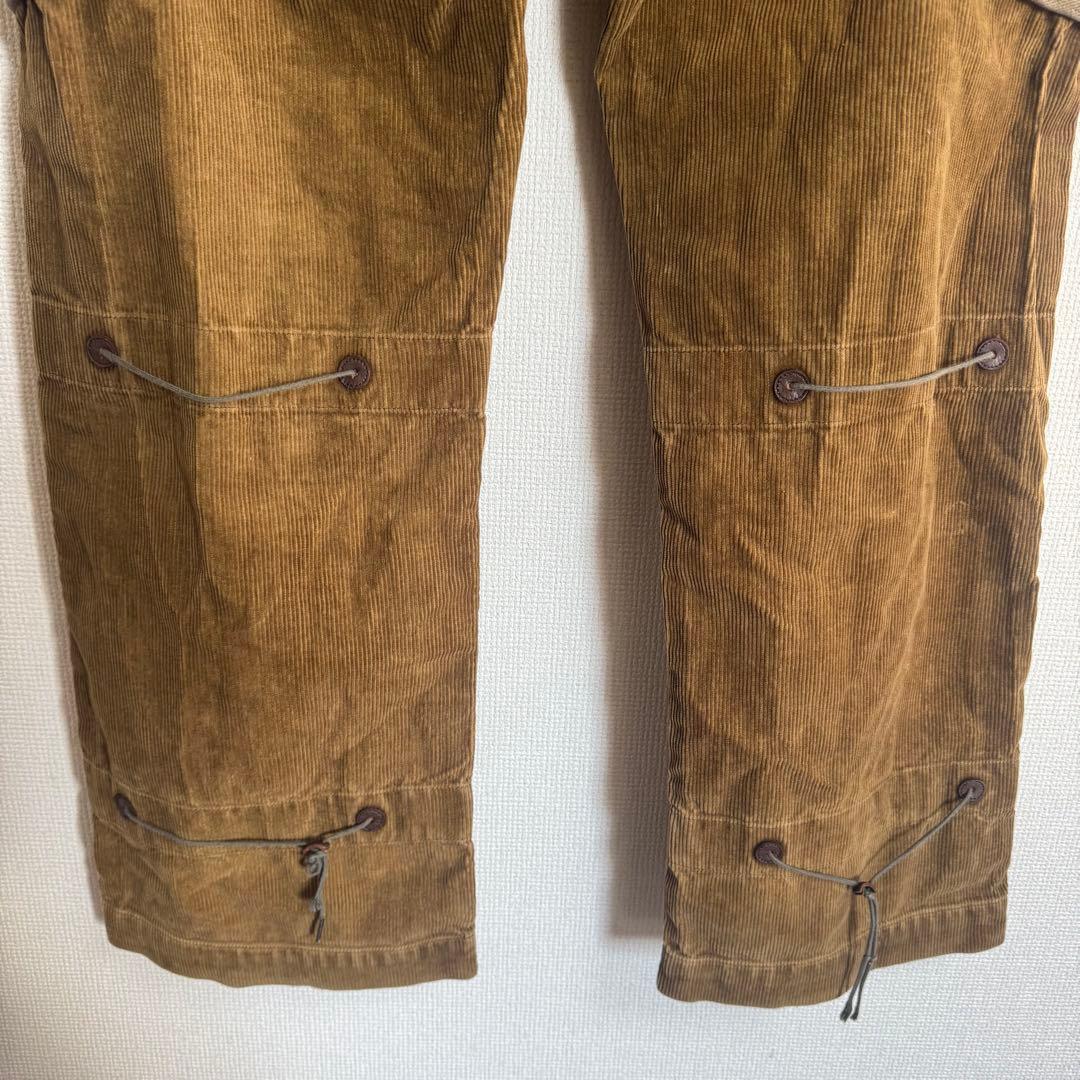 【レア】RRLコーデュロイカーゴパンツ　ブラウン　ラルフローレン 29