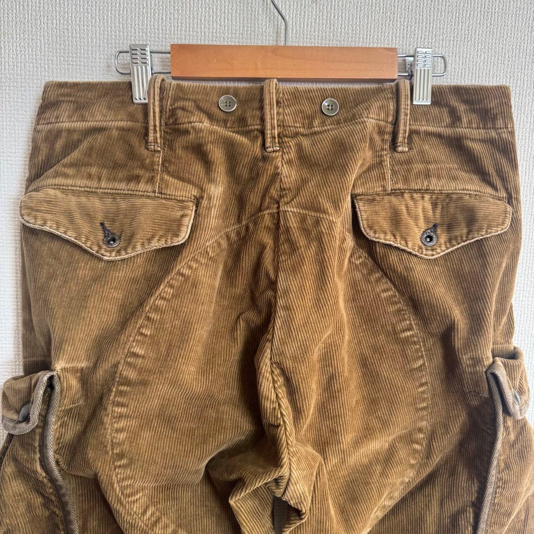 【レア】RRLコーデュロイカーゴパンツ　ブラウン　ラルフローレン 29