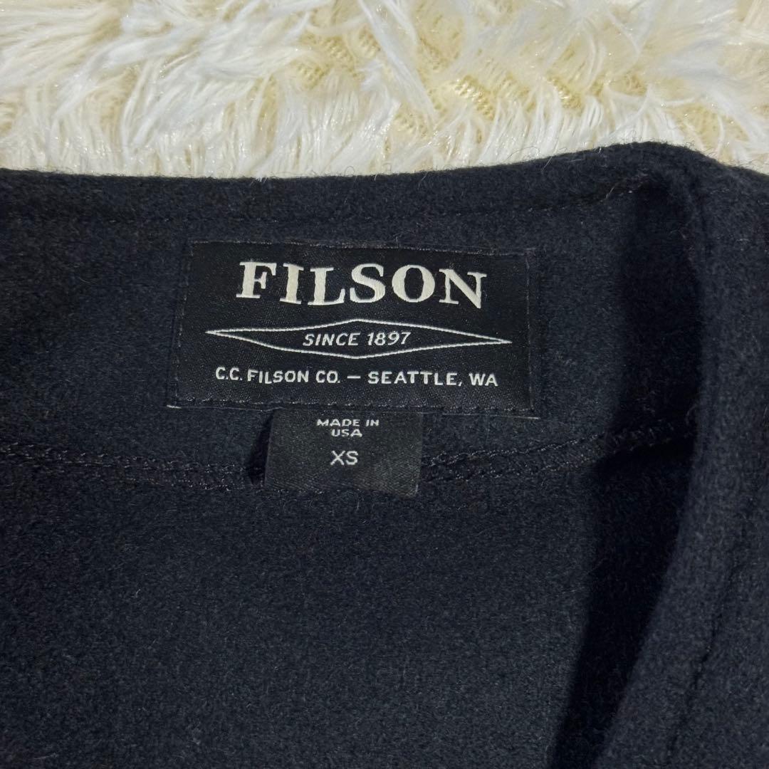 フィルソン ウールベスト アメリカ製 ダークネイビー マッキーノ XS USA