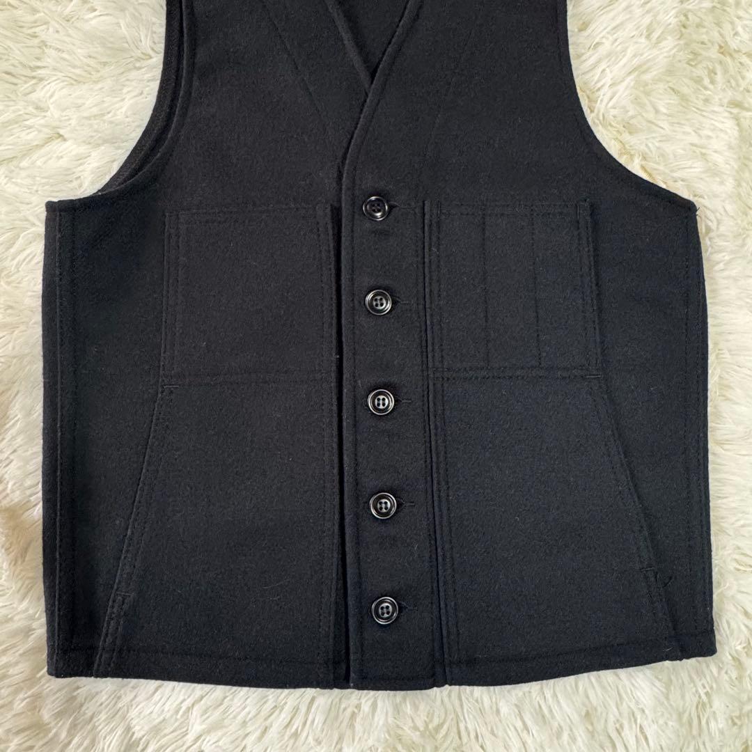 フィルソン ウールベスト アメリカ製 ダークネイビー マッキーノ XS USA