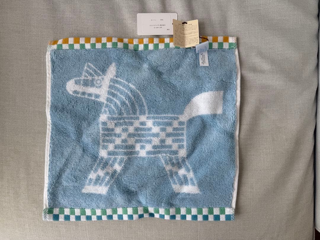 【新品/未使用】エルメス　ミニタオル コットン100%
