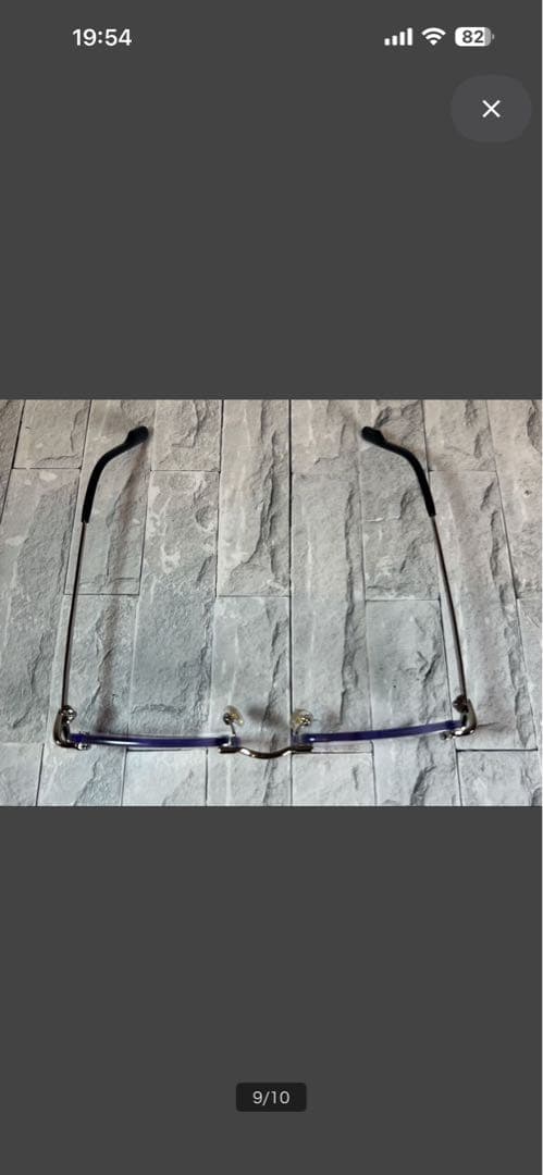 カルティエ　メガネ　伊達メガネ