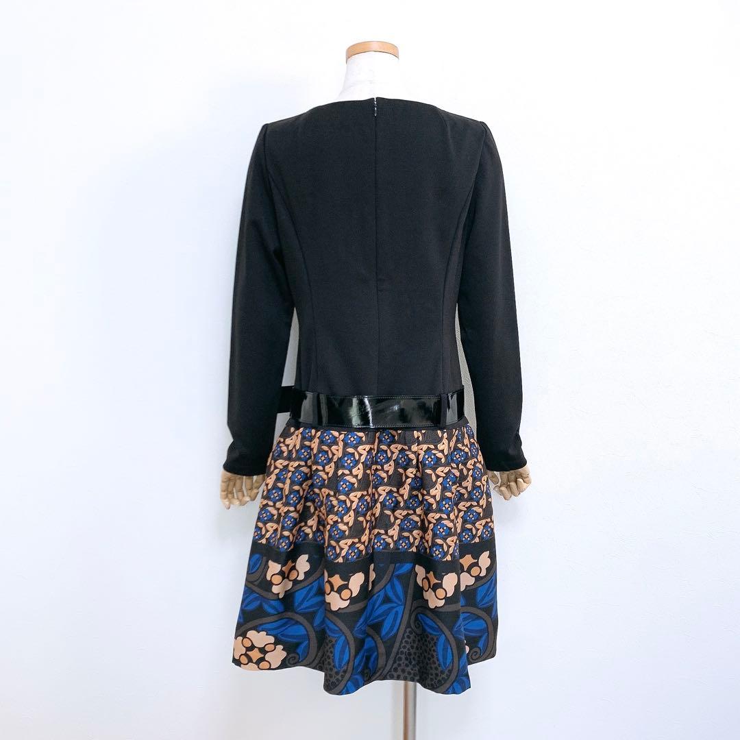 【美品✨】定価10万❤️ミスアシダ✨サイズ11✨ベルト付き ドッキングワンピース