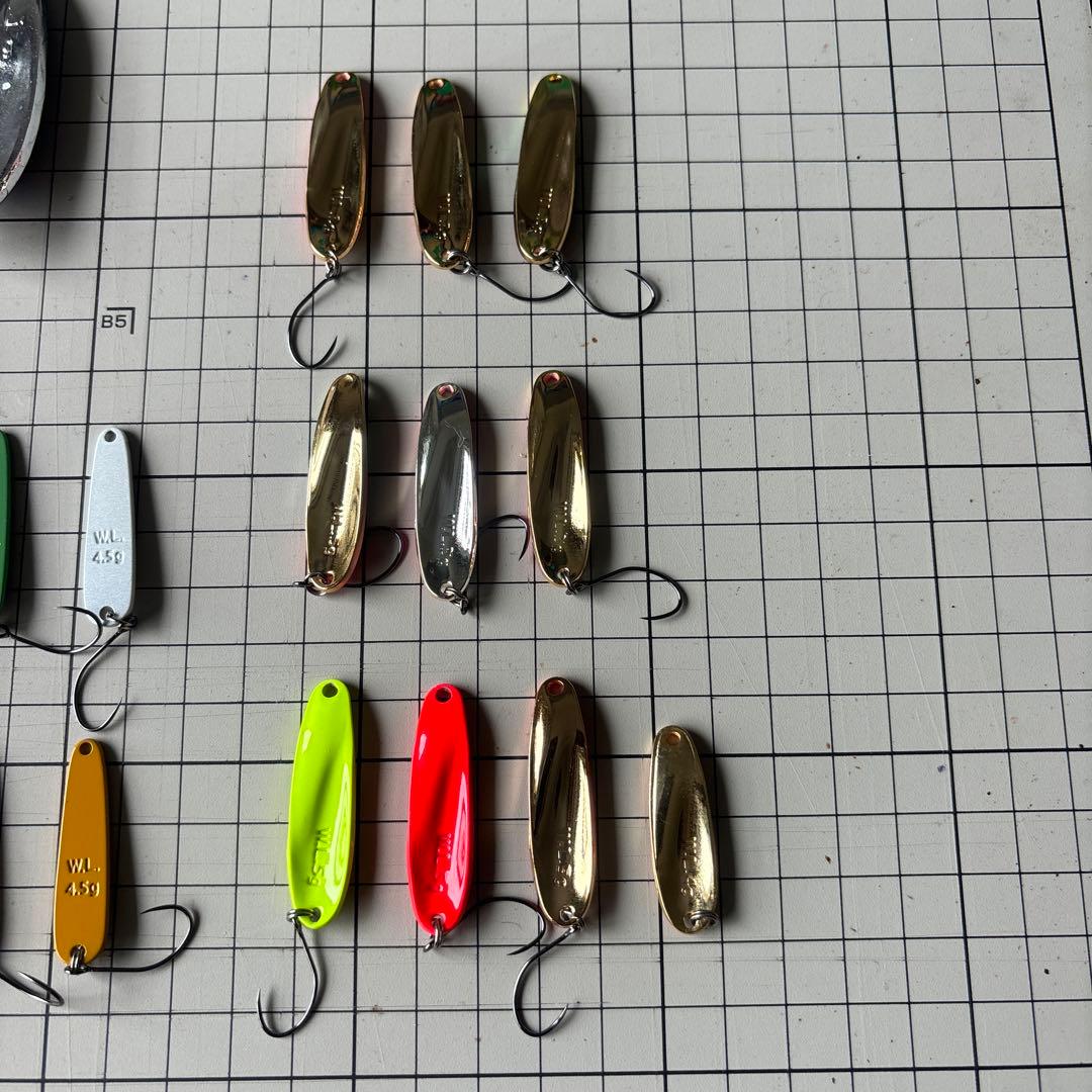 エリアトラウト スプーン 約100個 ウォーターランドワレット付き