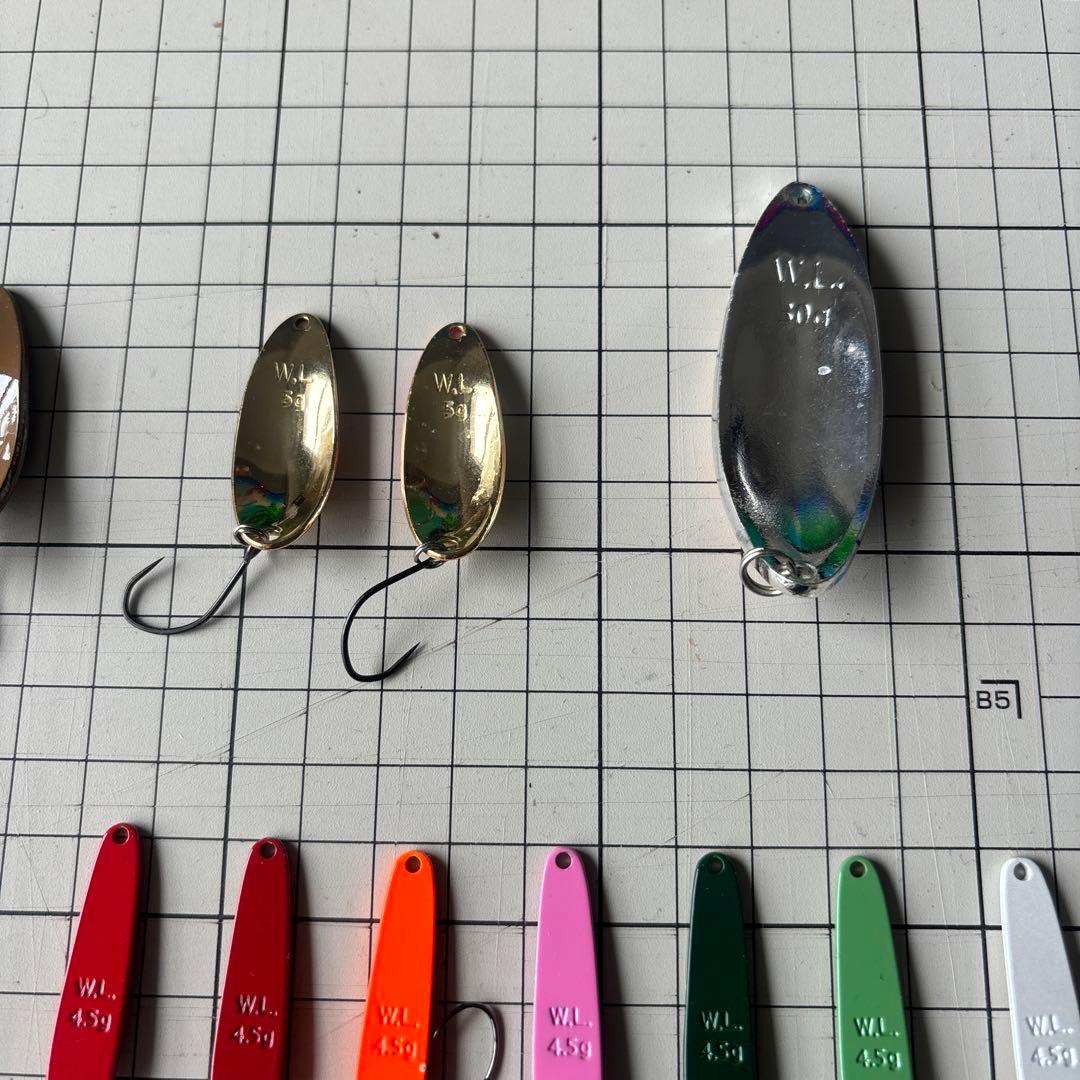 エリアトラウト スプーン 約100個 ウォーターランドワレット付き