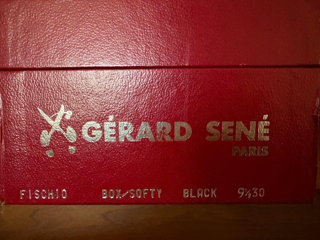 GÉRARD SENÉ PARIS 革靴 黒 9½30 シューキーパー/箱付 - メルカリ