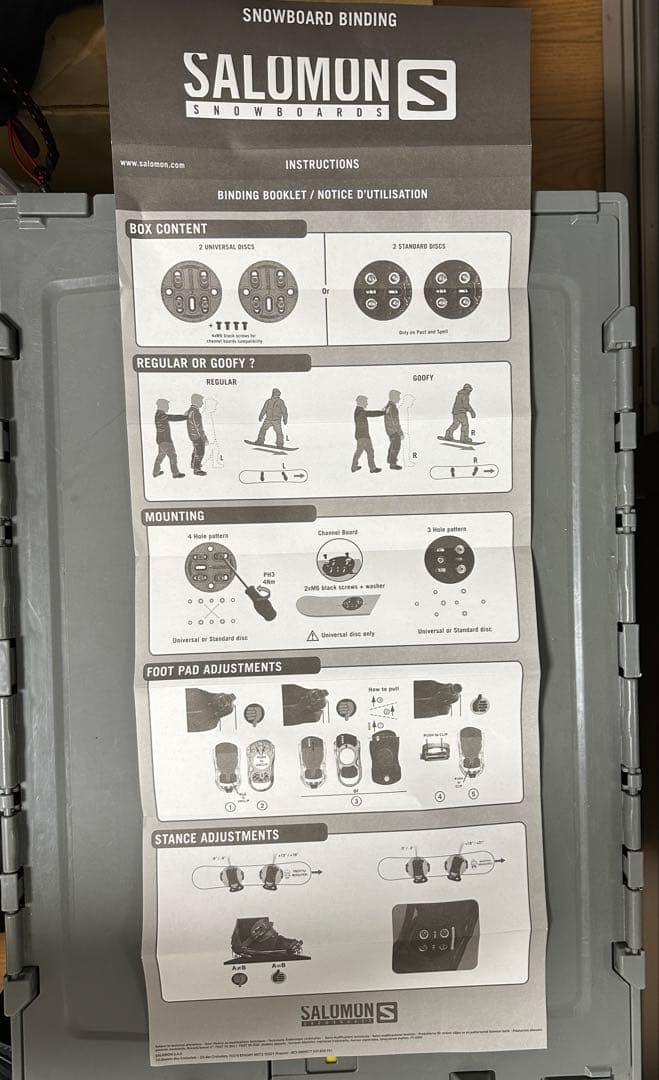 SALOMON PACT パクト 2021 スノーボード ビンディング Sサイズ