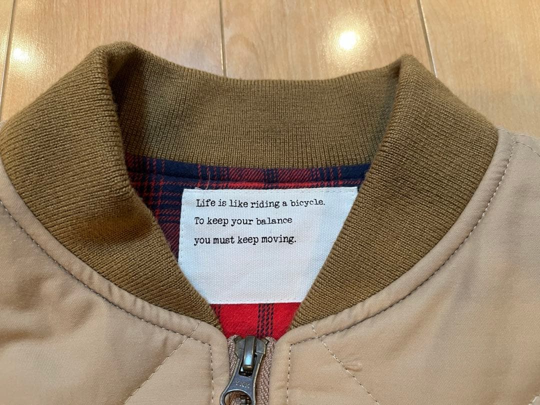 ラ*ニ様 rough&swell ラフアンドスウェル 中綿ブルゾン　Mサイズ