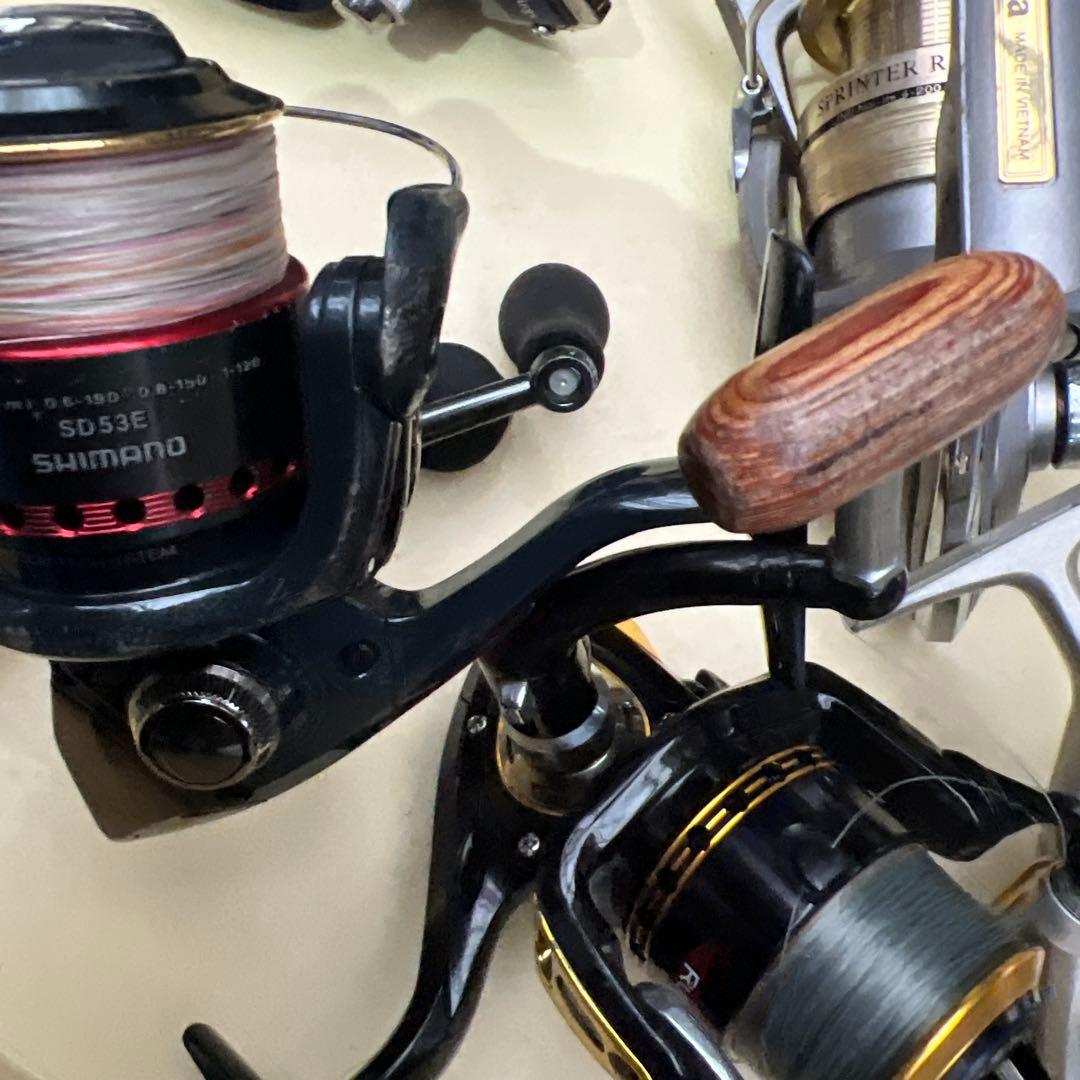 中古スピニングリールセットまとめ売り