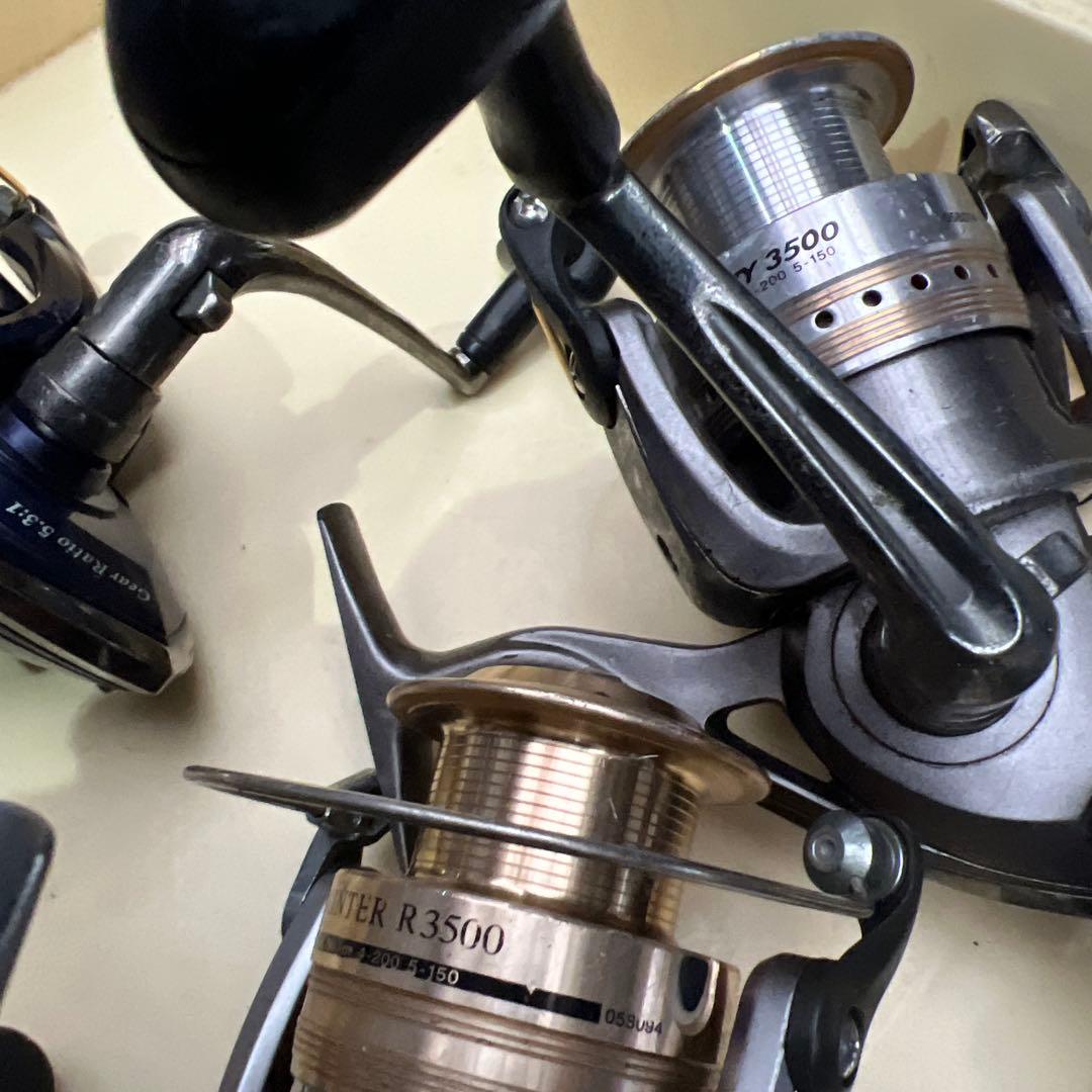 中古スピニングリールセットまとめ売り