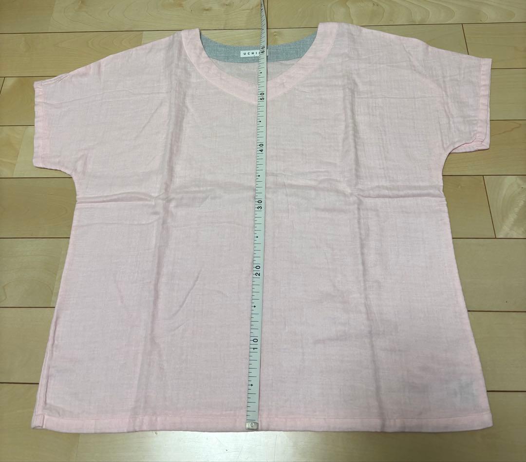 ⭐︎新品⭐︎未使用品⭐︎UCHINOマシュマロガーゼ　パジャマ半袖　Ｌサイズ