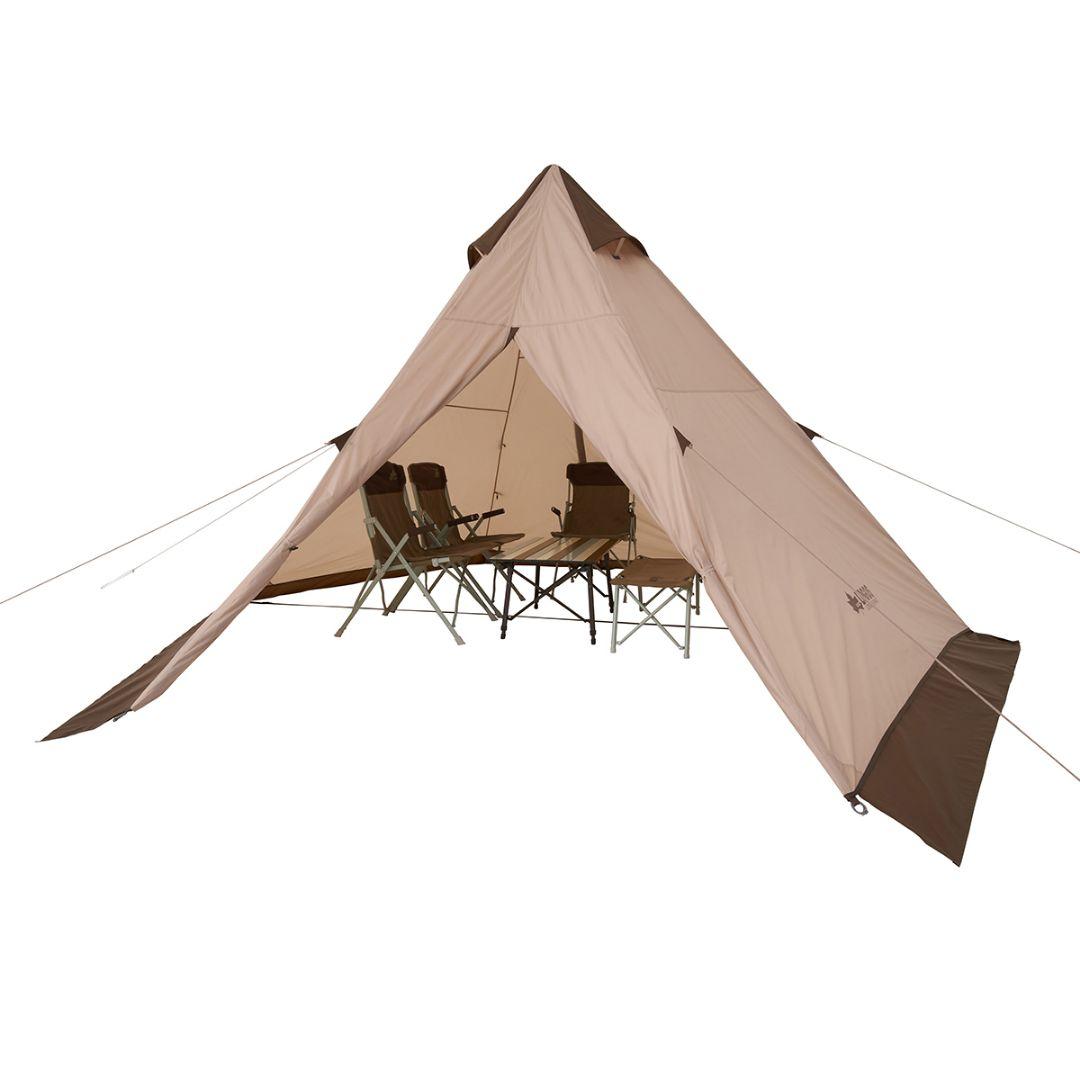 サーカステント LOGOS Tradcanvas Vポール Tepee 400