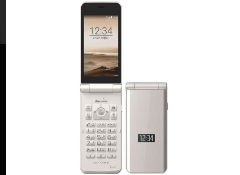 新品未使用 arrows ケータイ ベーシック F-41C ゴールド ドコモ
