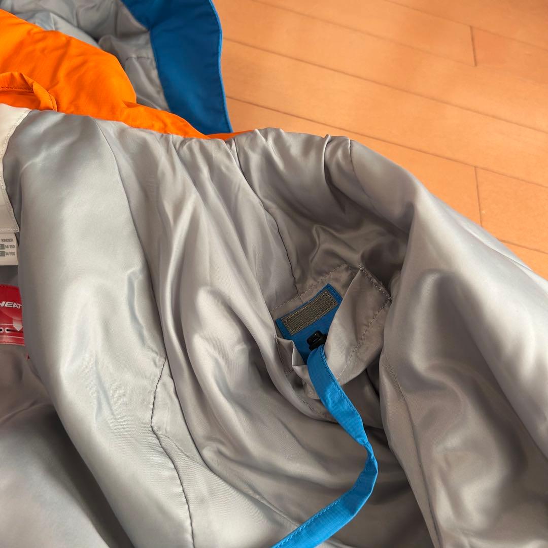 DESCENTE Phenix 子ども用スキーウェアセット 鮮やか水色 ネイビー