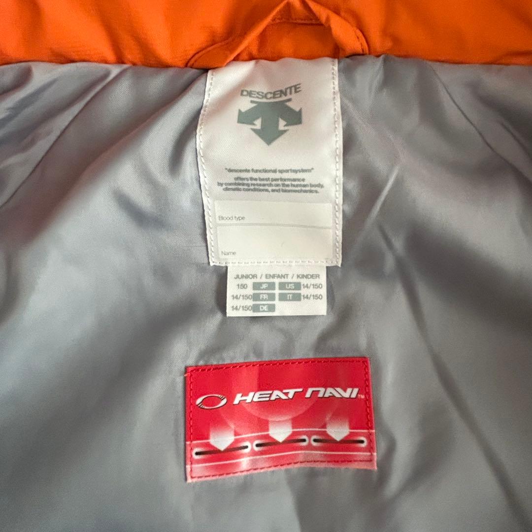 DESCENTE Phenix 子ども用スキーウェアセット 鮮やか水色 ネイビー