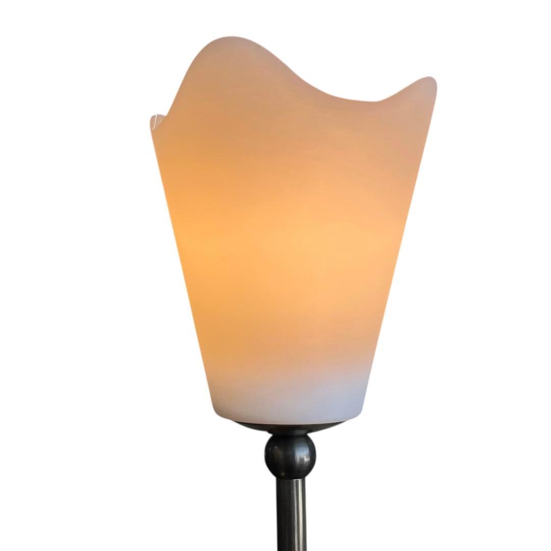 yamaqiwa ヤマギワ　フロアスタンド ホワイト　2灯式