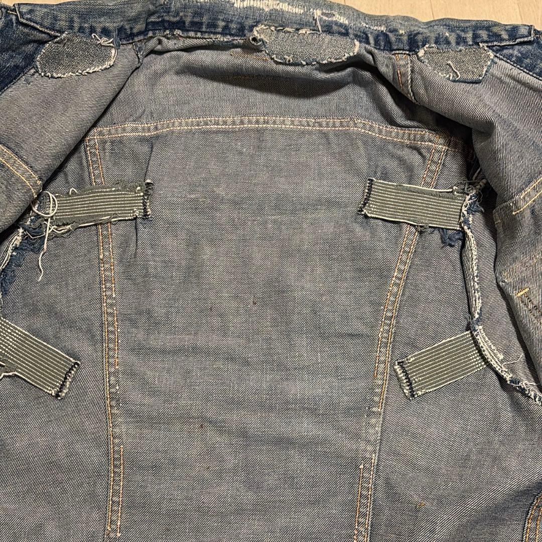 big size! 60s 11mjz wrangler 44相当　襤褸の美学