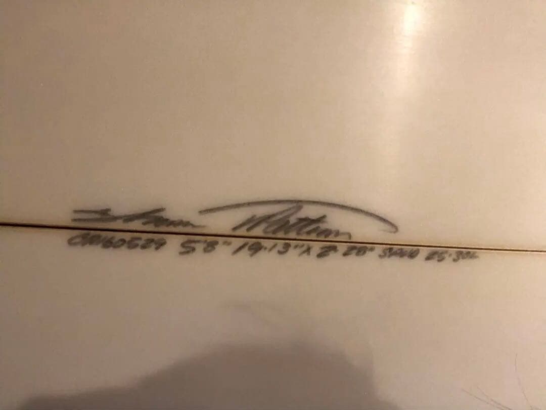 Timmy Paterson SPUD 5'8\"幅19\" 厚2 3/8