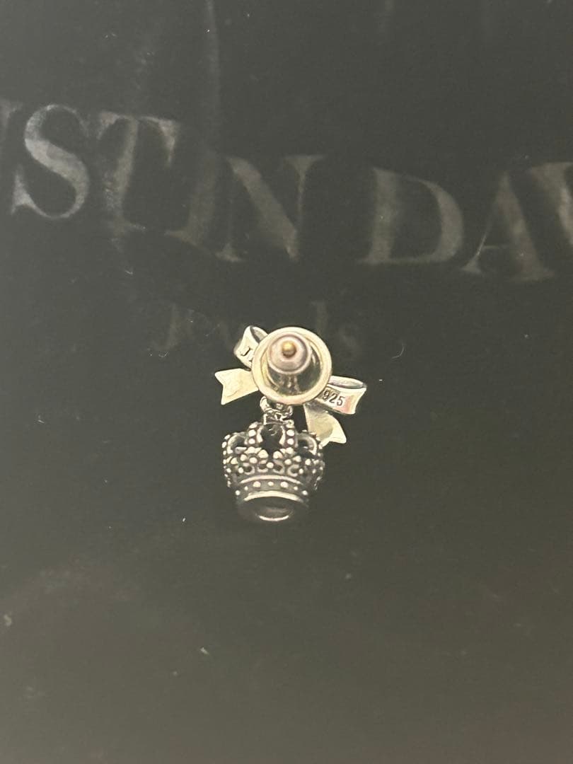 シ*ダ様 K18※片耳用＊かわいいパライバトルマリンのスタッドピアスです