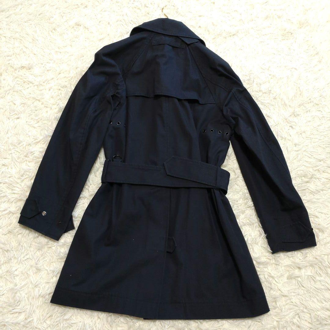 希少 PRADA SPORT トレンチコート ベルト プラダ Aライン ネイビー