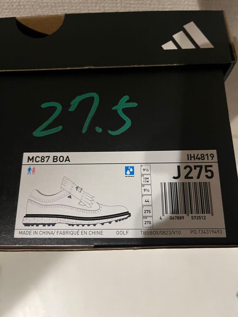 新品　MC87 スパイクレス ゴルフシューズ　27.5 アディダス　adidas