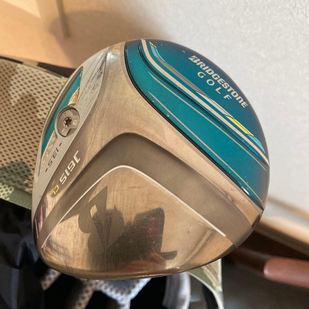 パーリーゲイツ　カモフラージュ柄ゴルフバッグ(ゴルフクラブ付き)