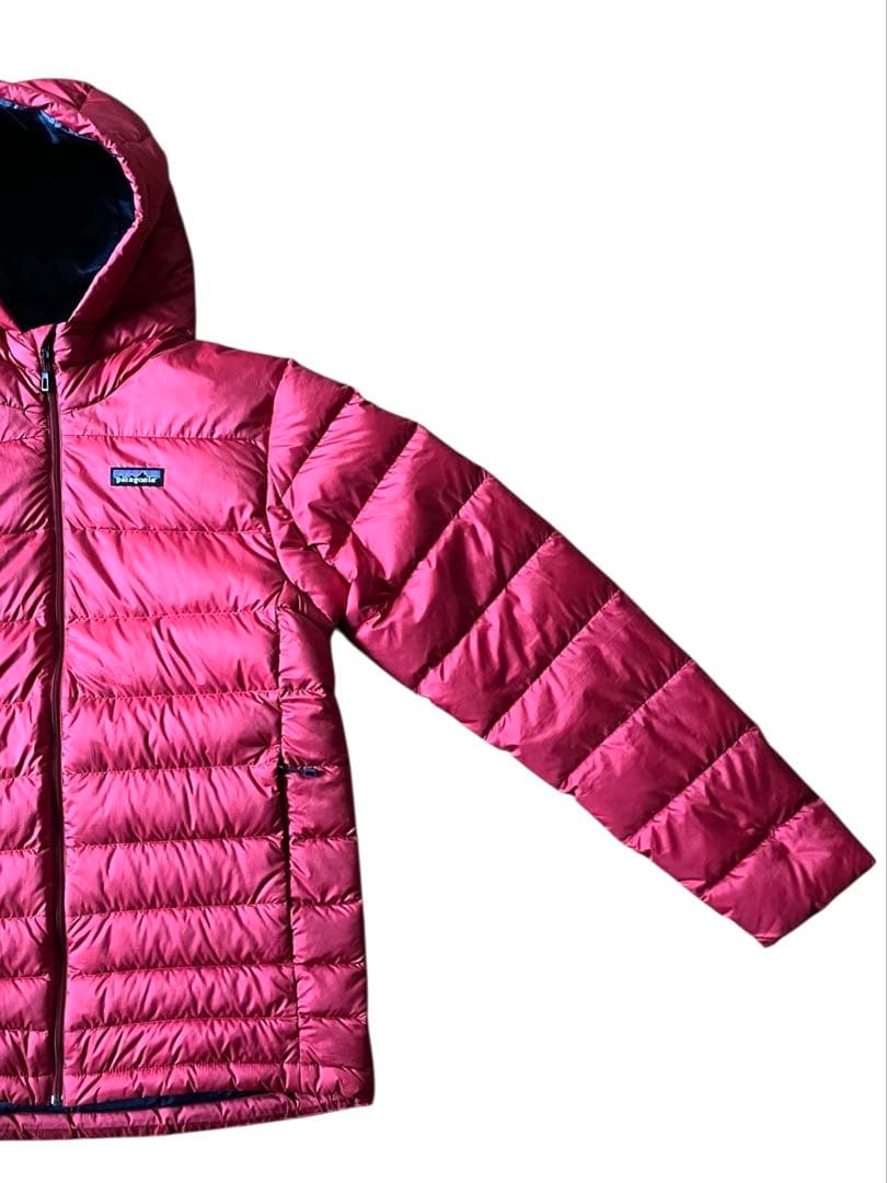 ▪️2015年製patagonia パタゴニア ハイロフトダウンフーディS赤