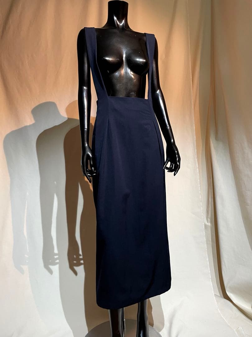 A/W2001 Y’s - ウールギャバサスペンダースカート ワイズ ヨウジ