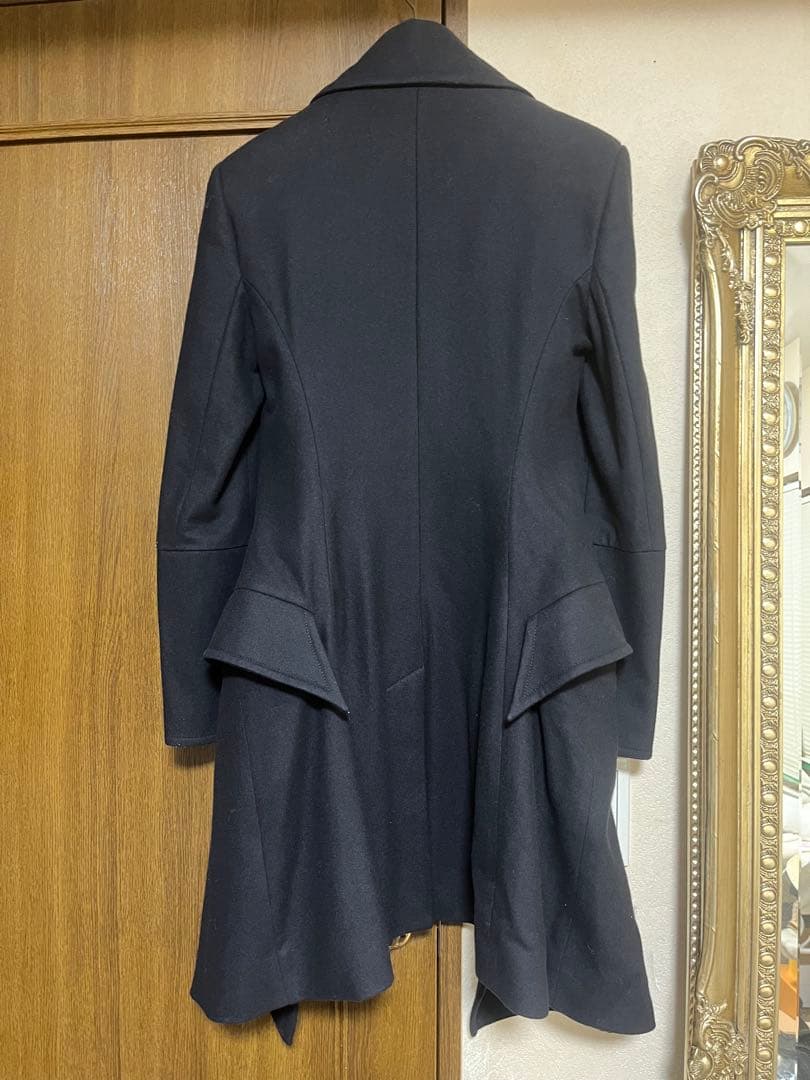 VivienneWestwood アングロマニア　変形カラー　コート　ネイビー