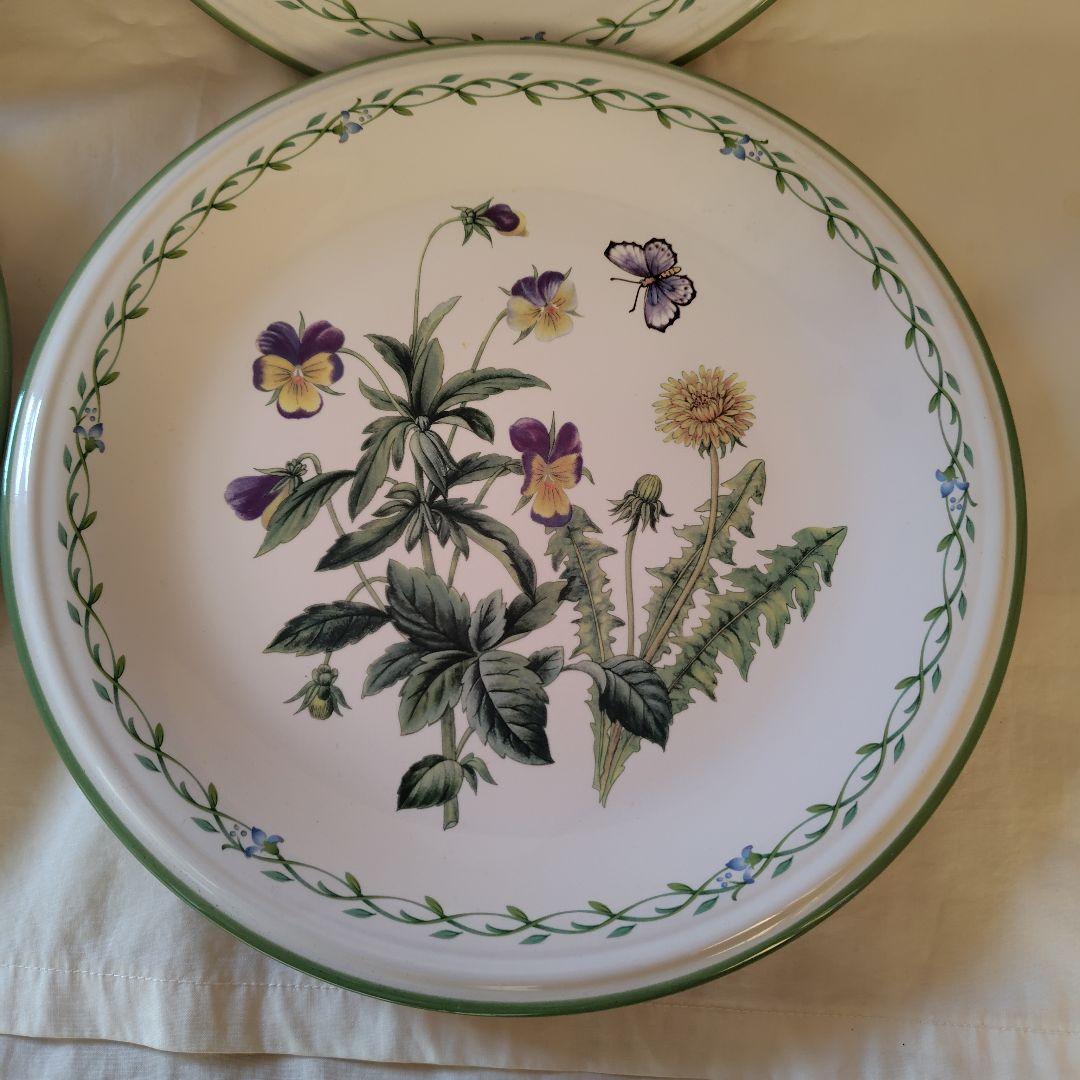 スタジオノバ ガーデンブルーム ディナープレート 4枚セット