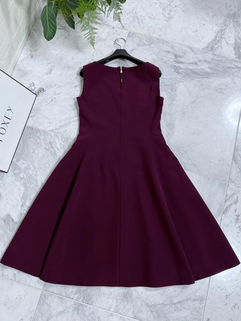 eric★FOXEY/フォクシーニューヨーク ドレス ベルフレア 38