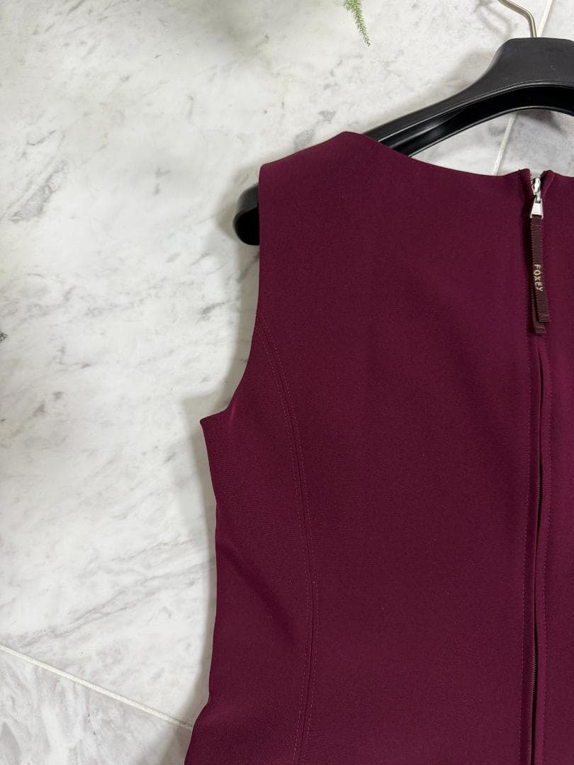 eric★FOXEY/フォクシーニューヨーク ドレス ベルフレア 38